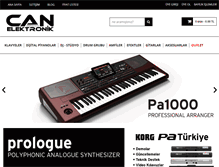 Tablet Screenshot of korgtr.com